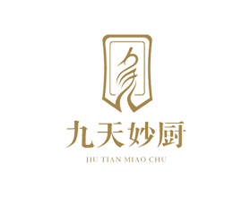 【九天妙厨】餐饮LOGO设计图片创意欣赏,公司LOGO设计理念说明